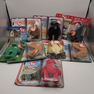 Vintage McDonald's Happy Meal Toys 2000 Ty Teenie Beanie Babies Set Of 8 Sealed
